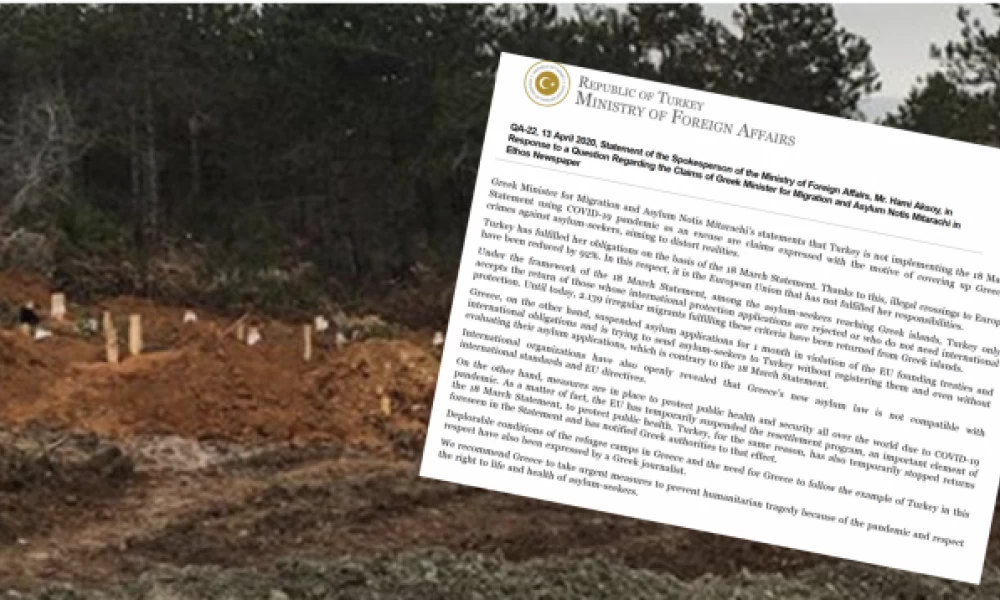 Η Τουρκία των ομαδικών τάφων κάνει μάθημα αντιμετώπισης του κορονοϊού στην Ελλάδα